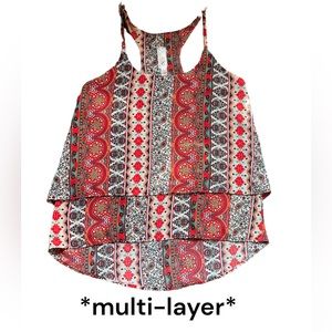 GRACIE Razorback Bohemian Style Tank Top